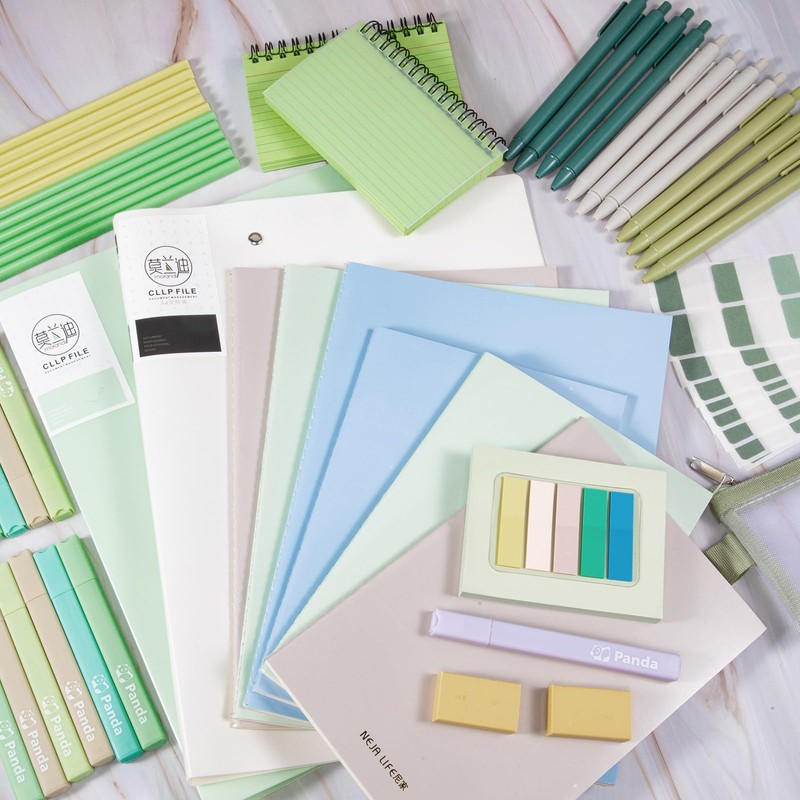 Colarr 54 Pcs Cute Notebook Stationery Set for Women, Bible