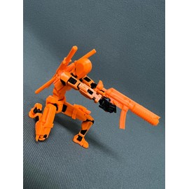(Assembly Completed) 3D Printed T13 Action Figure, Dummy 13 Collectible Action Figure Articulated, for Collectors Desktop Decorations,muñeco de acción (Orange Black)