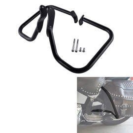 TCMT Rear Saddlebag Guard Rail Crash Bar Fit For Harley Softail FLST FLSTC 2000-2017