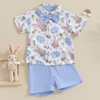 M9ppzzur7 Baby Boys Outfits Set Shirt Romper + Suspender Short