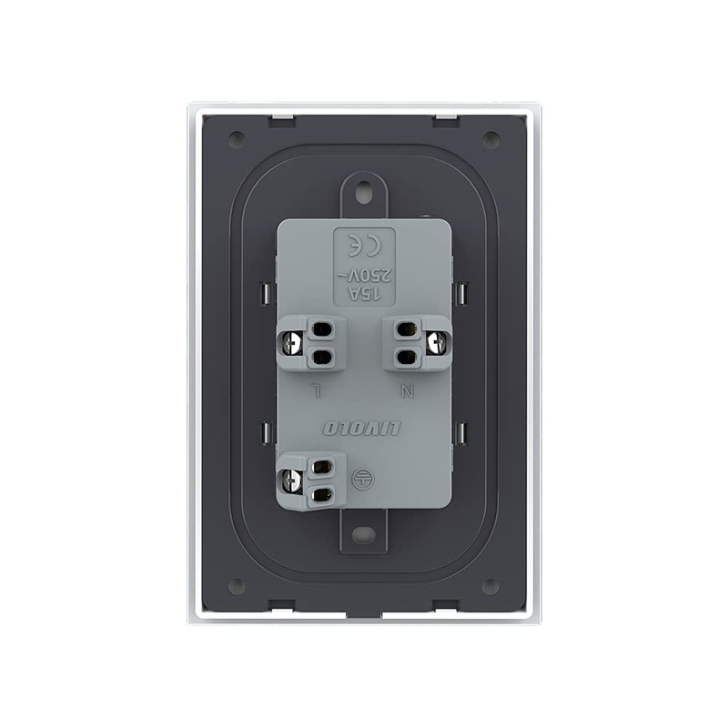 LIVOLO White US Standard Vertical Duplex Receptacle Electrical Outlets (4