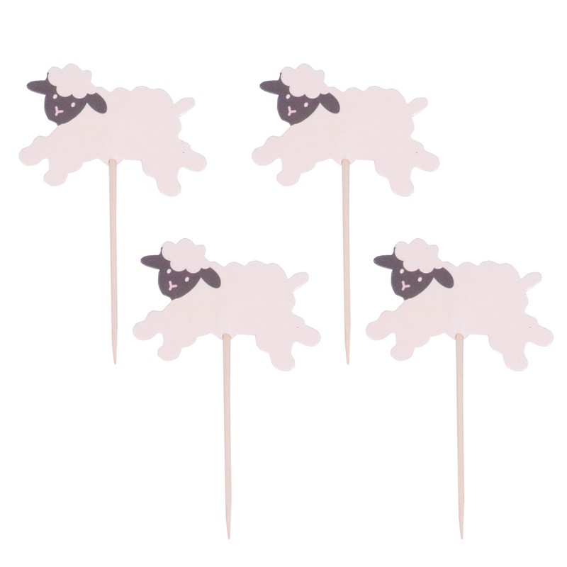 PME Easter Cupcake Toppers - Sheep, Set of 24