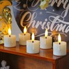 Yeelida Rechargeable Flameless 1.6" x2.5" Tea Light Candles with Remote