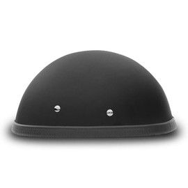 Daytona Helmets E Z Rider Headgear for Men - Novelty Half Helmet with Breathable Liner - Retro Skull Cap Helmet for Commuting & Skating