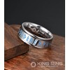 King Ring 8mm Viking Spinner Ring – Rune Triple Moon