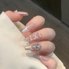 Nail Tips, Popular False Nails, 24 Pieces, Glossy, 3D Nail