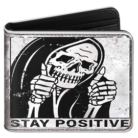 Bistup Boys Wallet for Women Cute Skull Leather Bifold Wallet Fun Skeleton Girls Cool Goth Horror Credit Card Cash Id Holder Rfid Blocking Scary Bi Fold Small Wallets With Coin Pocket Slim Teen Boys