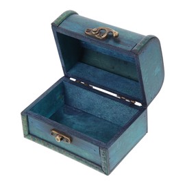 LIFKOME 2pcs Box Vintage Jewelry Organizer Box Trinket Wooden Groomsmen Proposal for Wedding