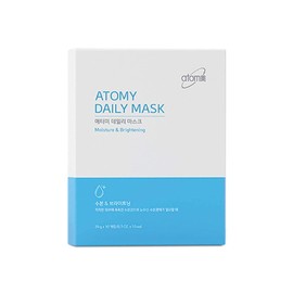 [NEW] Atomy Daily Mask Sheet 10 Pack- Moisture & Brightening Mask Pack of 4 Patented Ingredients (Parallel Import)