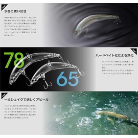 JACKALL Piku Site Clear Chart 2.6 inches (65 mm) / 0.1 oz (3.0 g)