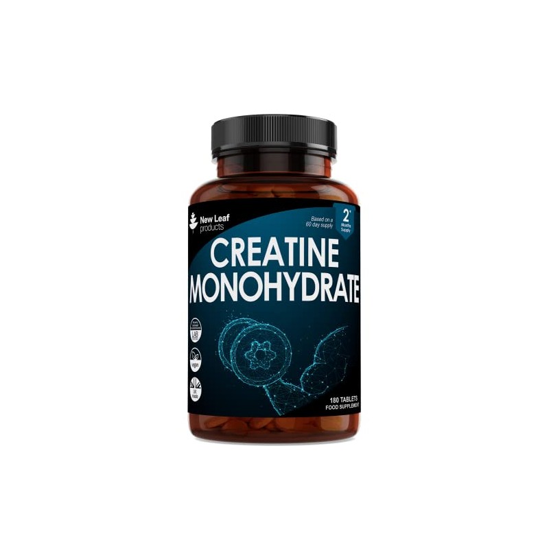 Creatine Monohydrate Tablets 3000mg - 180 Creatine Tablets - Exercise