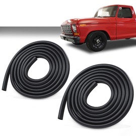 LQI Door Seal Weatherstrip Pair Rubber Compatible with Ford Bronco 1978-1979, Fit Ford F100 F150 F250 F350 Truck 1973 1974 1975 1976 1977 1978 1979 Black Rubber