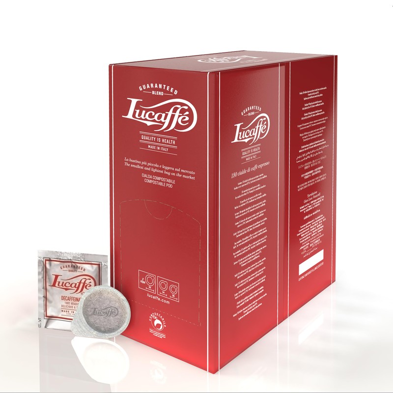 Lucaffe Decaf 100% Arabica ESE 150 Espresso Pods