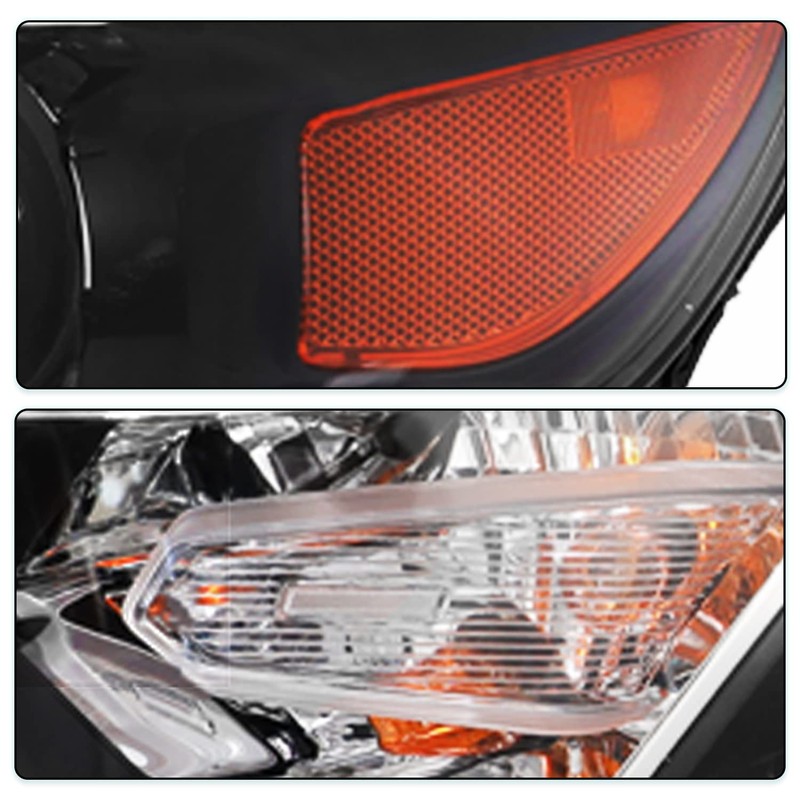 TUSDAR Fits For 2016-2018 Chevy Malibu Halogen Headlights Replacement Headlight