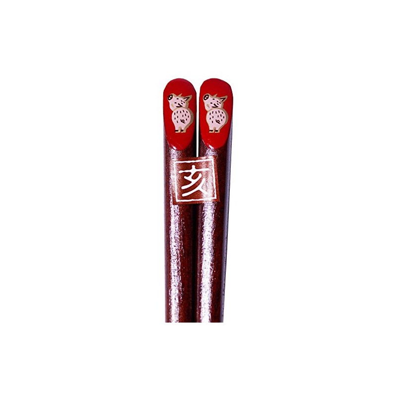 若狭 Coating Chopsticks hurimuki Zodiac Chopsticks Uh Billed Platypus 20.5