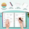 Hardcover Teacher Lesson Planner 2025-2026 Academic Year Calendar 8.5"x11", Aug