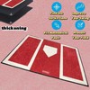 Baseball & Softball Hitting Mat - 6x4ft Anti-Slip Rubber Base,