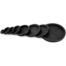 Cable Grommet Body Plugs Rubber Grommets Rubber Plugs for Cables in Car Household Garden Universal Use Pack of 10 (Diameter 27 mm)