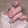 Nail Tip, Long False Claws, Stylish, Cat Eye Stone, Long,