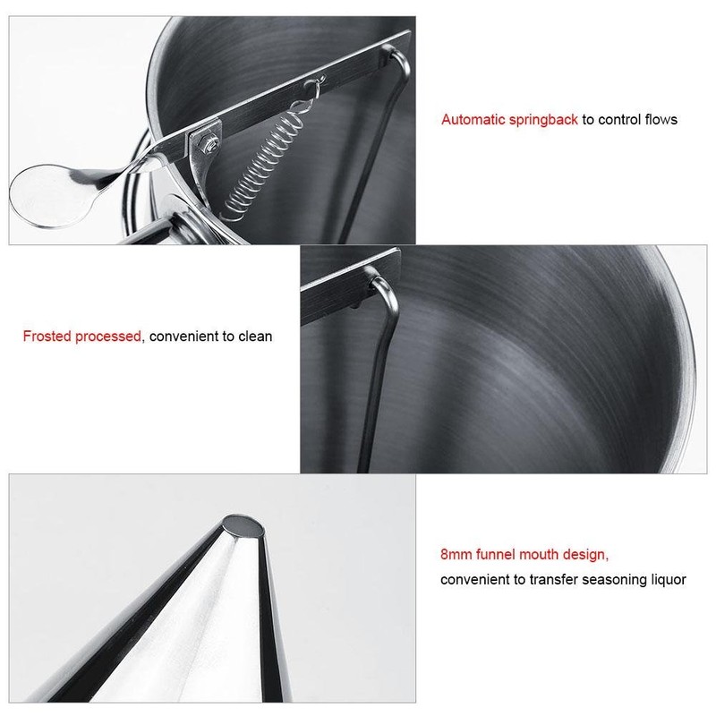 Piston Funnel, 800ml Wax Funnel Dispenser Piston Fondant Funnel for