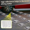 Dunzy 30 Pcs Road Reflectors 4 by 4 Inch Street