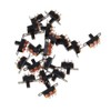 20pcs Slide Switch 2.5mm 0.3A 5V Black DIY