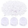 Miuffue Glue Rings for Eyelash Extensions, 150 Pcs Smart Glue
