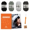 myboshi Tsu Bobble Hat Crochet Kit with No.1 Wool, Needle
