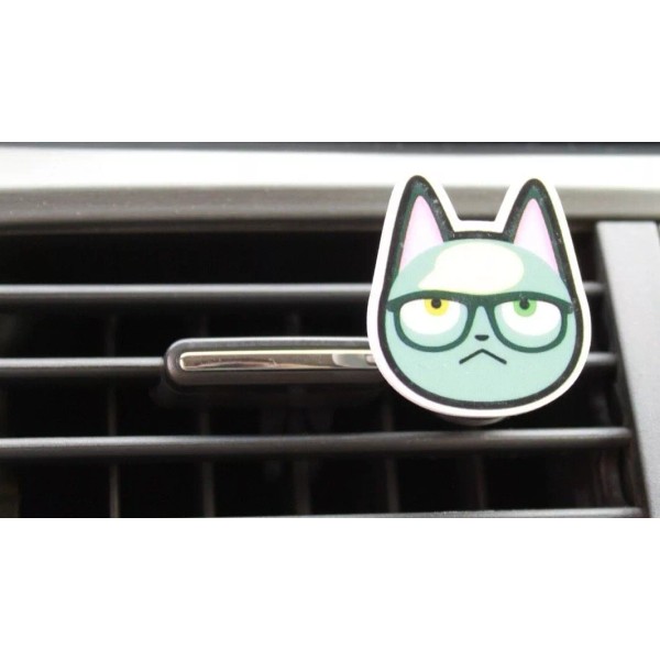 Unbranded Raymond Cat Animal Crossing Car Air Vent Clip Essential