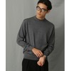 nano universe "pill-less knit" Fine Gauge Crew Neck, top grey