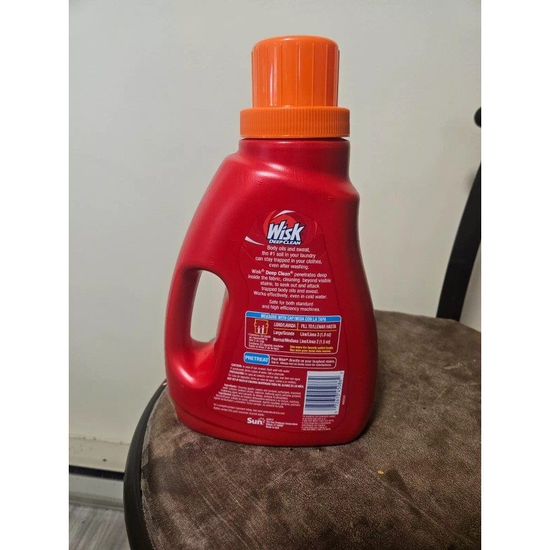 Fresh NEW WISK LAUNDRY DETERGENT DEEP CLEAN ORIGINAL 33 LOADS