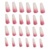 OHPHCALL Long Artificial Nails 24pcs Ballerina Style Press on Nails
