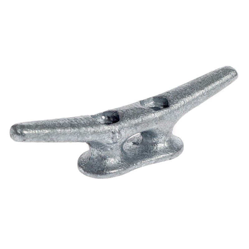 ZUJARA 4 inch Dock Cleats, 5-Pack Galvanized Iron Boat Cleat