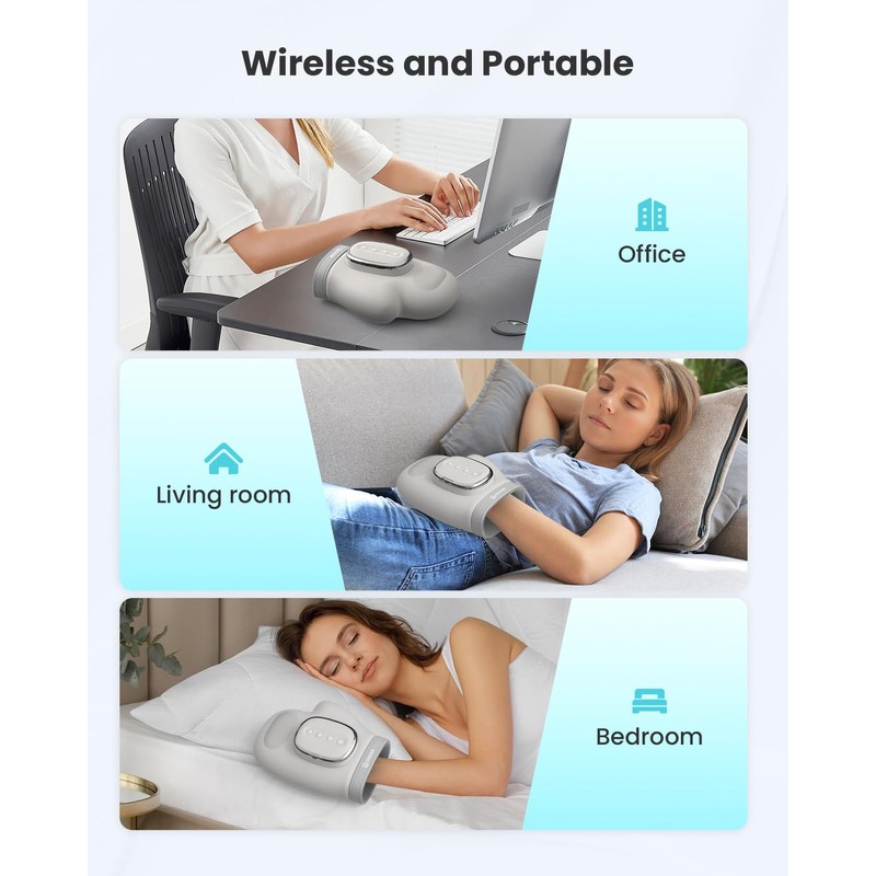 COMFIER Cordless Hand Massager for Arthritis and Carpal Tunnel,2025 Updated