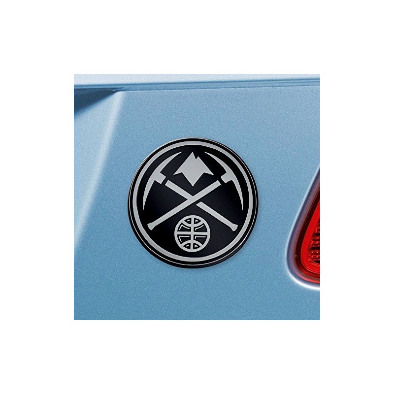 FANMATS 17587 Denver Nuggets 3D Chrome Metal Auto Emblem