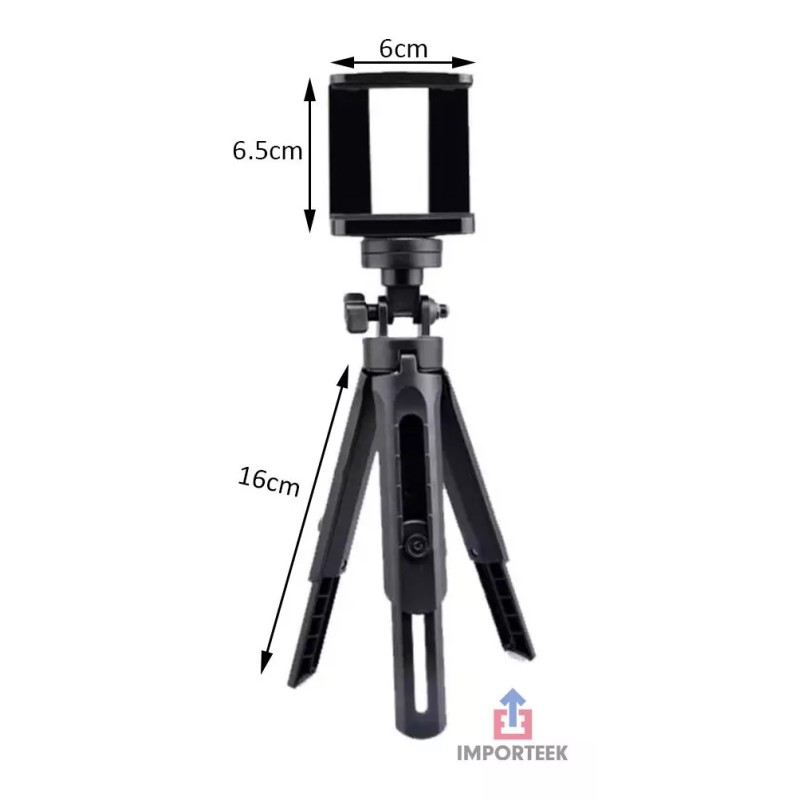 Importeek Soporte Tripie Celular Adaptador Base Camara Universal 360