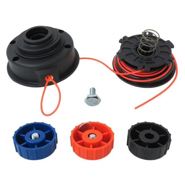 GRABOTE Upgraded String Trimmer Head w/Bump Knob Replacemet for Ryobi