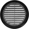 Vent Systems 4'' Inch (Opening Dimensions) Pack of 5 Black