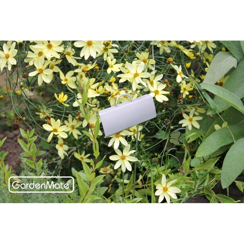 GardenMate - Etiquetas metálicas para Plantas, 25-Pack 11.5'' Large