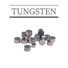 MUUNN Cylindrical Tungsten Weights for Pinewood Derby Cars,Bring Your Car to The 5 oz Limit and Make The Faster Pine Derby Car,10-Pack (1/4 oz Each)