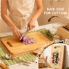 Koesus Funny Shocked Chicken Cutting Board, Chicken Lover Lady Mom