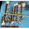 1 ONE Navajo talking stick 14" w/dangle beads & Stone