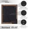 Langdon House 8x10 Picture Frames (Rustic Brown, 6 Pack) Traditional