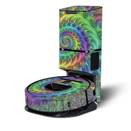 MightySkins Skin Compatible with iRobot Roomba i7+ Robot Vacuum - Tripping | Protective, Durable, and Unique Vinyl Decal wrap Cover | Easy to Apply, Remove, and Change Styles | Made in The USA