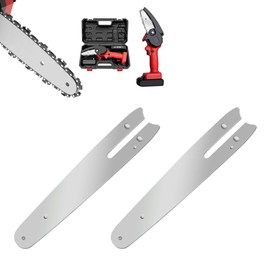 2 PCS 6 inch Chainsaw Guidebar Professional Chainsaw Replacement Parts Mini Chain Saw Guidebar Replacement for Portable Handheld Chainsaw(1/4 043 37DL)