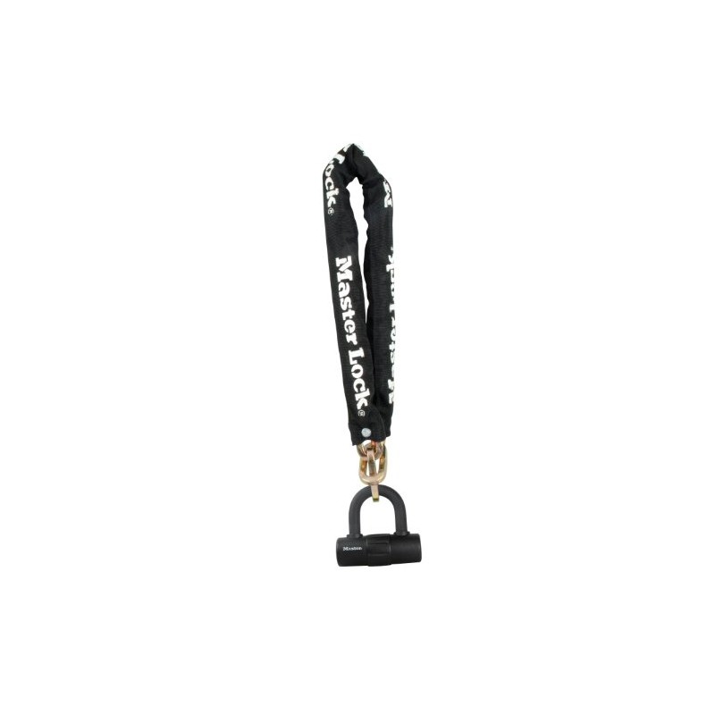 Master Lock Black Outdoor Hardened Steel Link Chain with Mini