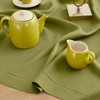 Solino Home Avocado Green Linen Tablecloth 52 x 52 Inch