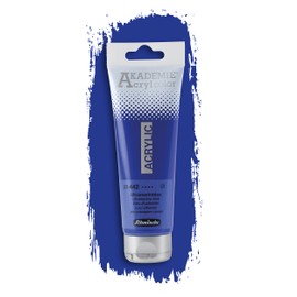 Schmincke - Akademie Acrylic Colour, Ultramarine Blue in 120 ml Tube, 23442012, Fine Artist Acrylic Paint, Brilliant, Highly Lightfast and Cadmium-Free, for Acrylic Painting, Mixed Media