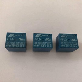 FINPAN Relay SRD-05VDC-SL-C SRD-09VDC-SL-C SRD-12VDC-SL-C SRD-24VDC-SL-C 5V 9V 12V 24V 10A 250VAC 5PIN T73 Relay (Size : SRD-05VDC-SL-A 4PIN)