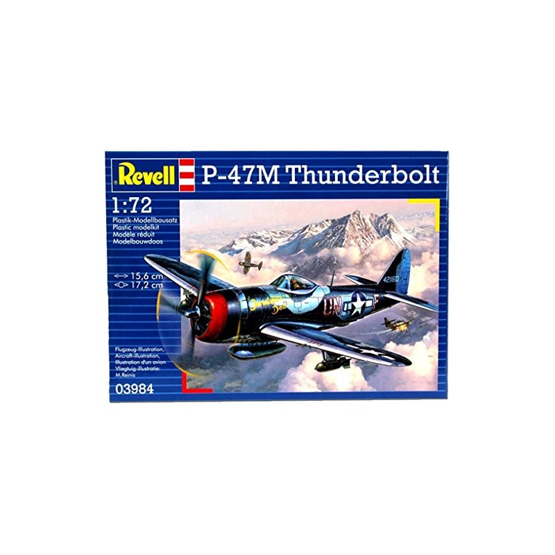 Revell P-47 M Thunderbolt 1:72 Assembly Kit Fixed-Wing Aircraft 1:72,